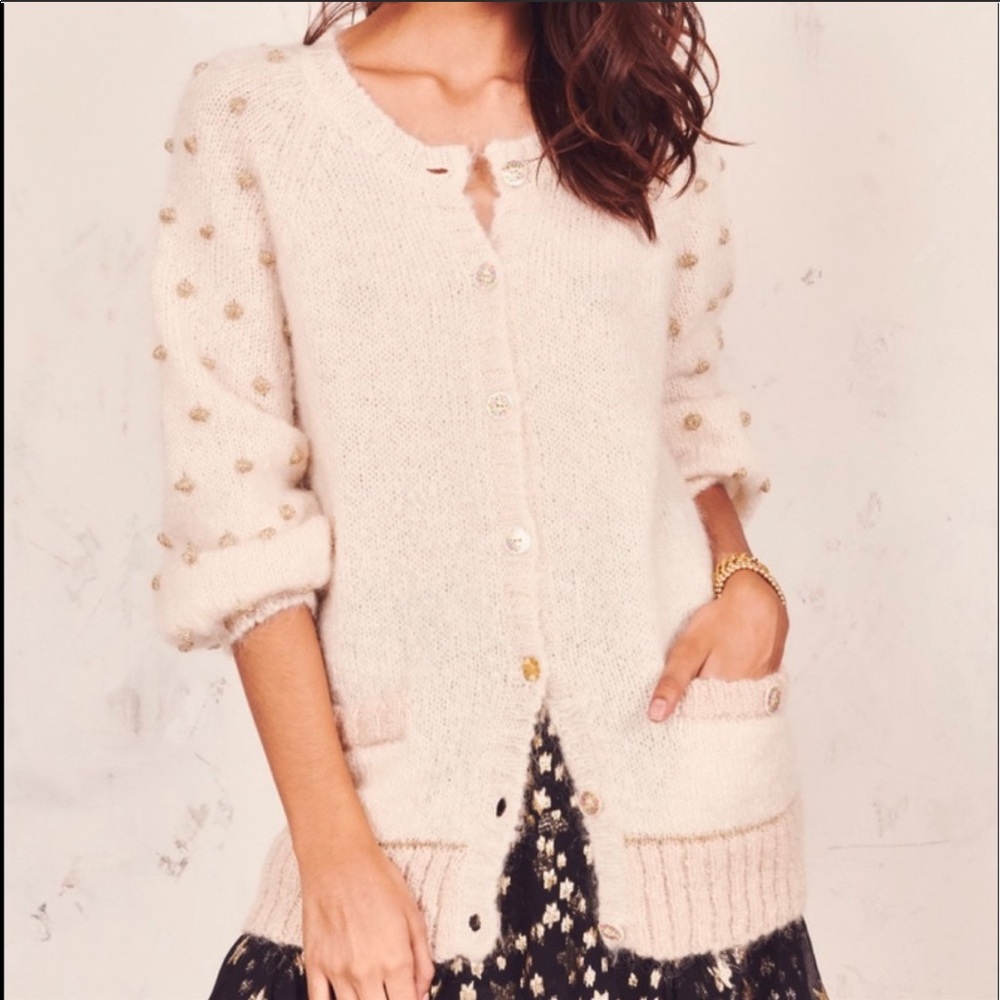 LOVESHACKFANCY CARDIGAN SWEATER